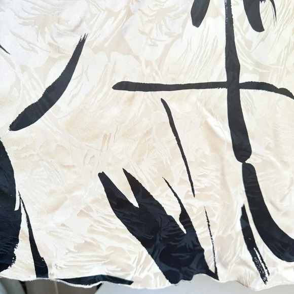 Vintage saks Fifth avenue Silk Blush Pink Black Print Lightweight Blazer 10 - Picture 3 of 9